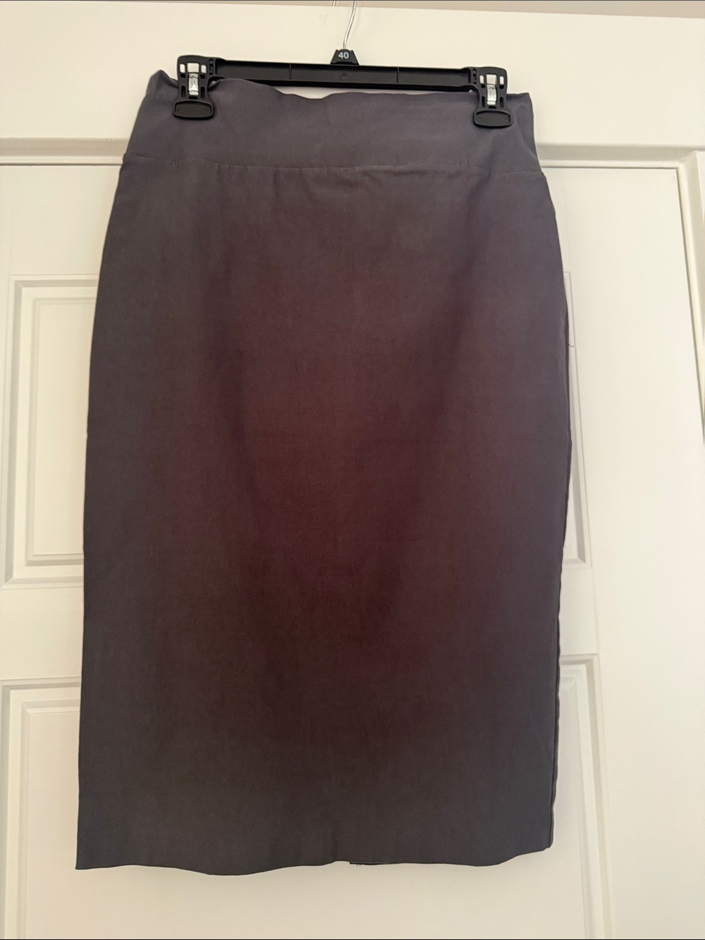 ABN Classic Women's Straight Pencil Skirt - Charcoal Gray
